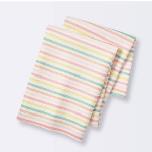 Cloud Island Infant Baby Jersey Blanket  47in x 47in  Striped Brand New